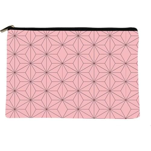 Women pink pattern Printed Make up bag Fashion Women Cosmetics Organizer Bag for Travel Colorful Storage Bag for Lady Bag