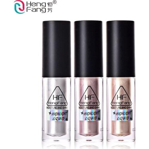36pcs HengFang Makeup Shimmer Gold Highlighter Liquid Brightener Make Up Concealer Face Foundation Bronzer&Highlight H6516