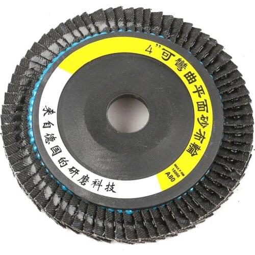 1PC 4"Flap Discs Grit 80 Grinding Wheels Angle Grinder Sanding Discs Abrasive Tool
