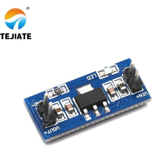 1PCS AMS1117 Lower-voltage Power Module Singlechip Unit 3.3/5V Stabilivolt Power Supply Board