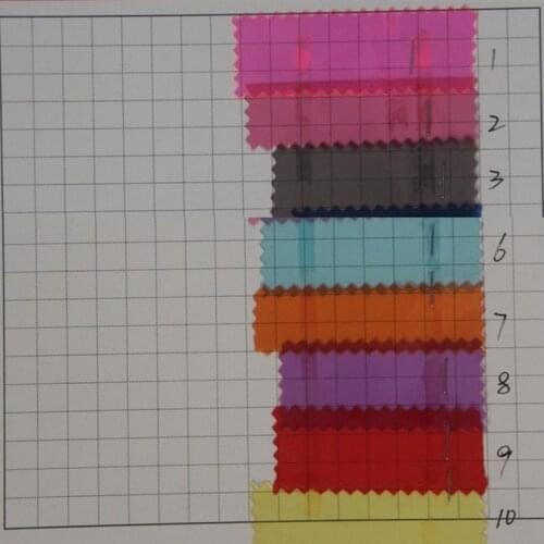 10 yards roll Colored transparent 0.4mm luggage handbag shoe material PVC plastic fabric