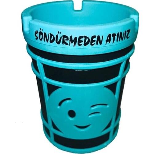 Odorless Cigarettes Ashtray 2'li Fireproof Color Ashtray decorative objects Декоративные элементы Objetos decorativos