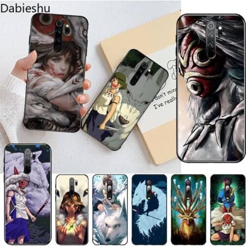 Japanese Anime Princess Mononoke Luxury Unique Phone Cover for Redmi Note 9 8 8T 8A 7 6 6A Go Pro Max Redmi 9 K20 K30