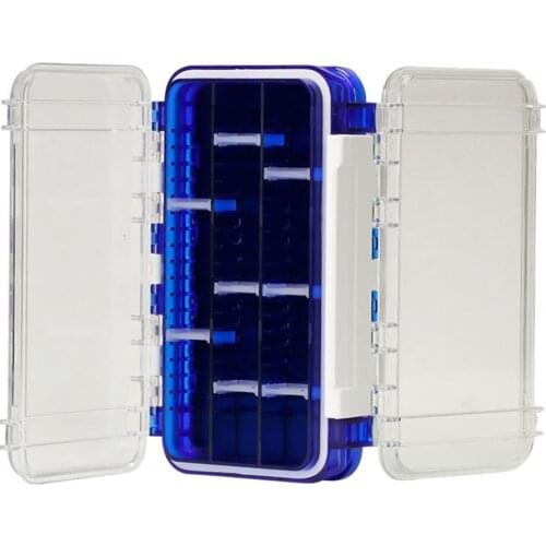 Double-sided Fishing Lure Box Head Bait Hook Storage Container Fish Tackle Organizer Case for Carp Fishing Accessories