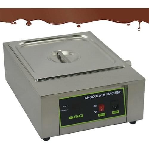 Single tank electrical commercial chocolate melting machine chocolate furnace melt pot