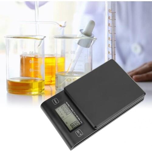 Electronic Scale Multi-Function Digital LCD Coffee Scale Kitchen Food Electronic Scale with Timer Temperature Probe