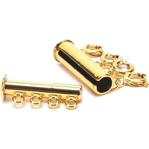 Multi Strand Clasps Lobster Clasp Necklace Magnetic Tube Lock Jewelry Connectors