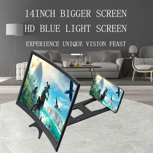 14 Inch Mobile Phone Screen Magnifier 3D High-definition Curved Screen Mobile Phone Screen Magnifier Suitable For Smart Phones