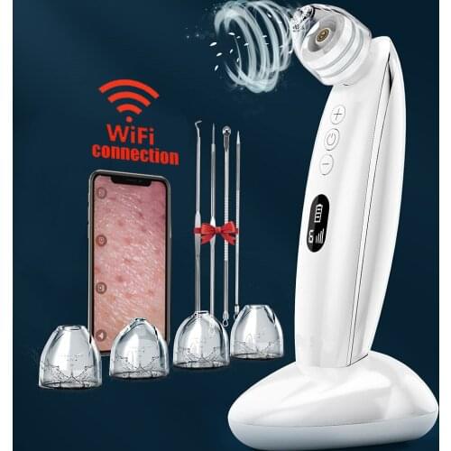 2021 Newest Blackhead Remover Vacuum with Camera, Electric Vacuum Pore Cleaner Acne Grease Comedone Gifted Blackhead Extractor