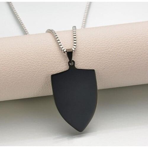 New Customize Stainless Steel Tag Polishing Pendant Name Fashion Necklaces Customer DIY Photo Engraved Necklace Gift