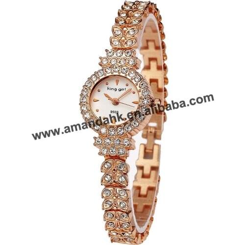 New Wholesale Fashion Women Beads Bracelet Wristwatch Hot Sale Women Bracelet Watch Elegant Move Ball Lady Dress Wristwatches