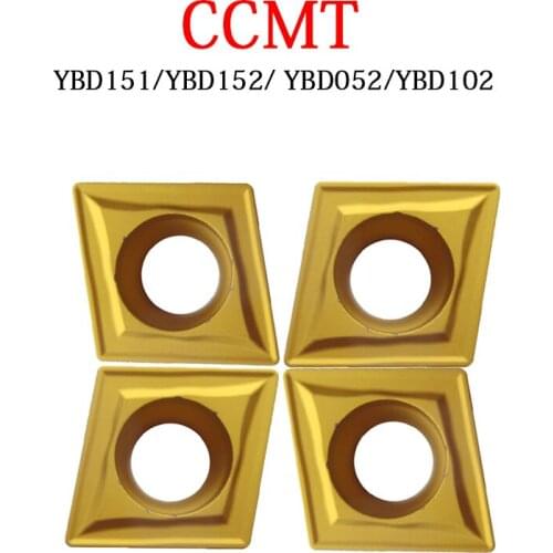 CNC Original CCMT Inserts 060204 HF 060208-HM 09T304-53 09T308-HR YBD052 YBD102 Processing Cast Iron For Lathe Turning Tool