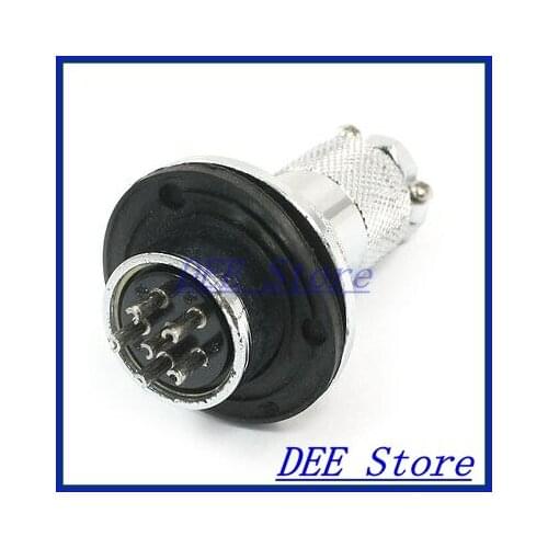 P20-6 Core 20mm 6 Pin Stainless Steel Male Female Aviation Connector
