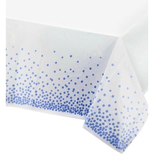 Plastic Rectangle Table Cover Disposable Tablecloth Cloth Wipe Clean Wedding Birthday Party Table Covers