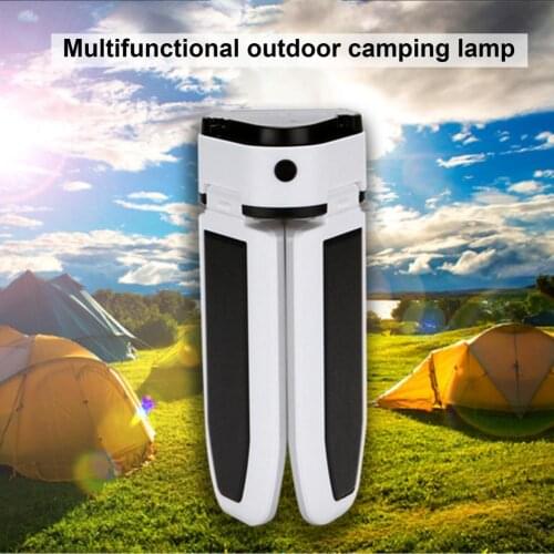 Camping Light Three Blades Uniform Light Color Five-speed Modes Multifunctional Folding Camping Lantern for Night Fishing