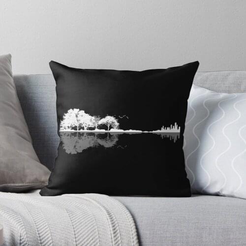 Nature Guitar Throw Pillow Cushion Cover Polyester throw pillows case on sofa home living room car seat decor 45x45cm