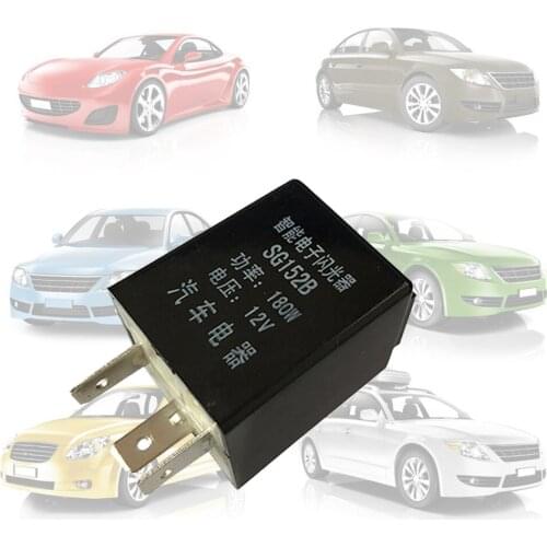SG152B 1/5pcs 12V 180W Car 3-Pin Turn Signal Blink Light Indicator Electronic Flasher Relay Auto Smart Flasher Electronic Relay
