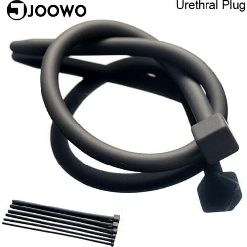 Silicone Male Enlarger Urethral Dilators Penis Plug Sounding Urethral Stretching Sex Toys for Men Hose Eye Insert Adult