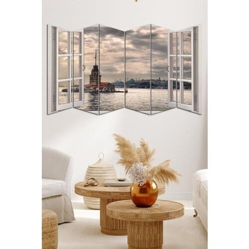 6 piece Mdf Table-Drop Window Kızkulesi