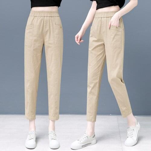 Casual cotton and linen summer 2021 new European and American womens casual pants Daisy printed patchwork jumpsuit