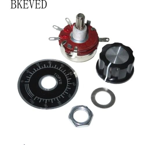 1 set WTH118 DIY Kit Parts 2W 1A Potentiometer 1K 2.2K 4.7K 10K 22K 47K 100K 470K 1M