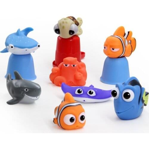 1pcs/set Baby Bath Toys Kids Funny Soft Rubber Float Spray Water Squeeze Toys Tub Rubber Bathroom Play Animals For Children #TC