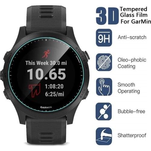 3Pcs 9H Flexible Premium Tempered Glass Film For Garmin Fenix 6 6S Pro 6X Pro Screen Protector For Garmin Fenix 3 HR Accessories