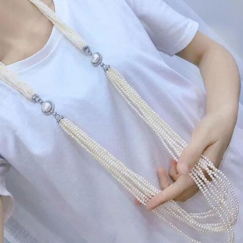 50x17mm Womens High Qualit CZ-inlaid Pearl Bracelet Buckle, necklace buckle, sweater chain connection buckle
