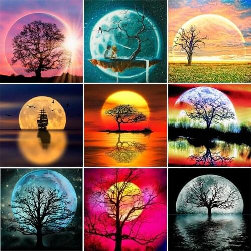 5D Diamond Painting DIY Magic Tree Craft Decoration Painting Full Diamonds Diamond Cross Stitch Living Room Diamond Embroidery
