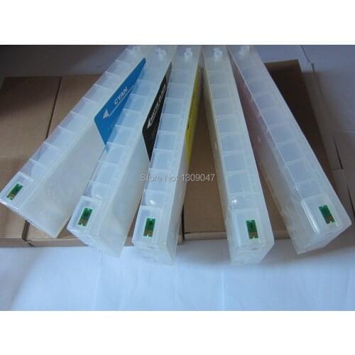 Good feedback 9pcs 700ml empty refillable cartridge with chip for Ep Stylus Pro 7890 printer