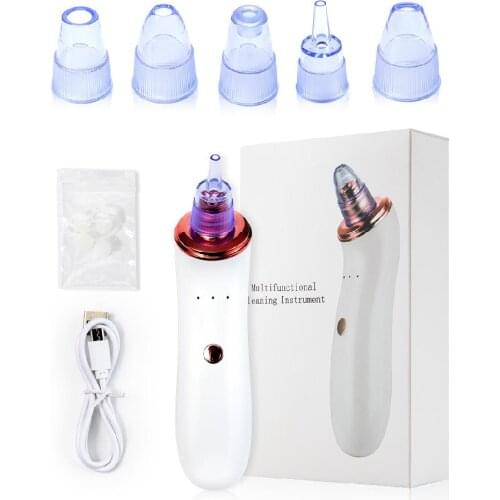 Alwafore Electric Vacuum Pore Cleaner Blackhead Remover Acne Pores Remove Exfoliating Cleansing Facial Beauty Instrument