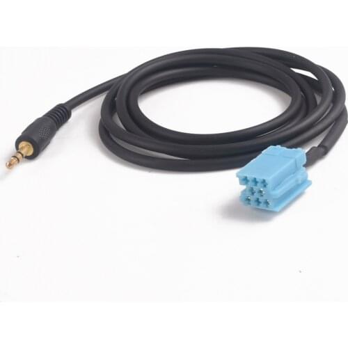 AUX Audio Input Cable Adaptor 3.5mm For VW Golf Passat B5 Bora Polo Blaupunkt