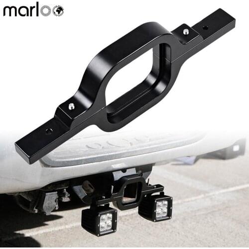 Marloo 3" Tow Hitch Mount Bracket Universal Fit Truck SUV Trailer RV LED Backup Reverse Lights Off-Road Work Lamps