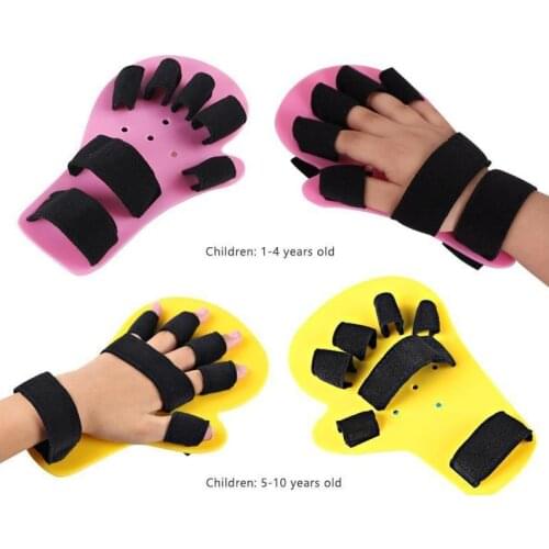 Child Hand Wrist Orthosis Splint Separate Children Finger Flex Spasm Extension Board Boy or Girl Polio Rehabilitation Exercise
