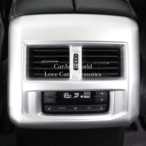 For Volkswagen VW Teramont Atlas 2017-2020 Interior Rear Row Air Condition Outlet Vent Cover Molding Frame Trims Car Accessories