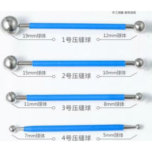 Double steel pressed ball tile grout repairing stick ceramic floor grout glue gap scraping Construction tools