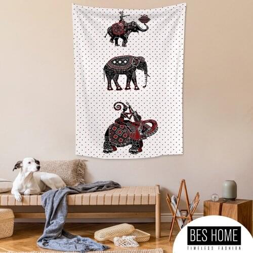 Ethnic,Elephants,Fabric Wall Hanging,Tapestry,Textile Wall Hang,Wall Decoration,Custom You