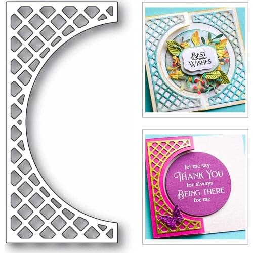 Halloween Grid Arch Shape Frame 2020 New Metal Cutting Dies for DIY and Scrapbooking Embossing Decoration Card Making No Stamps