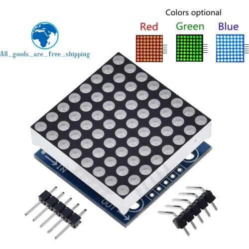 TZT MAX7219 dot matrix module microcontroller module display module finished goods for Arduino