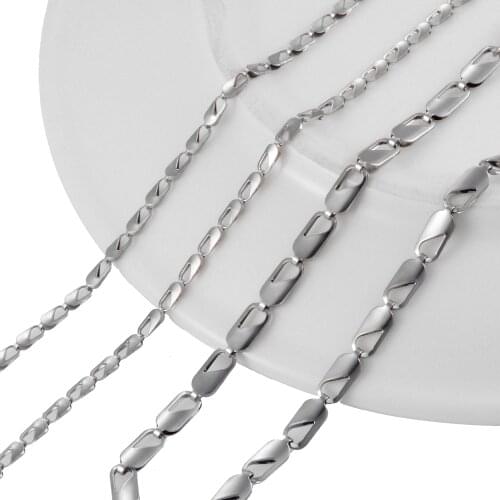 New Product Stainless Steel Necklace Personality Shape Fashion High Quality Jewelry For Men And Women