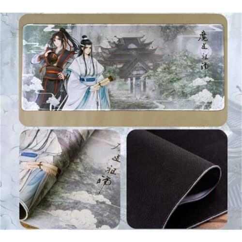 Limited Mo dao zu shi Grandmaster of Demonic Cultivation Lan Wangji Wei Wuxian GAMING Mousepad Mat Keyboard Large Desk Mouse Pad