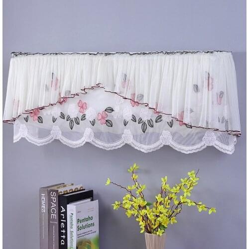Hanging Air Conditioner Dust Cover, Modern Simple Boot Without Air Conditioner Cover Lace Hanging Machine Air Conditioner Cover