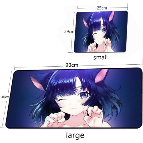 XGZ Cute Lovely Anime Girls Mousepad Is The Order A Rabbit Kafuu Chino Cute Pattern Mouse Mat Pad To Decorate PC Mousepad XXL