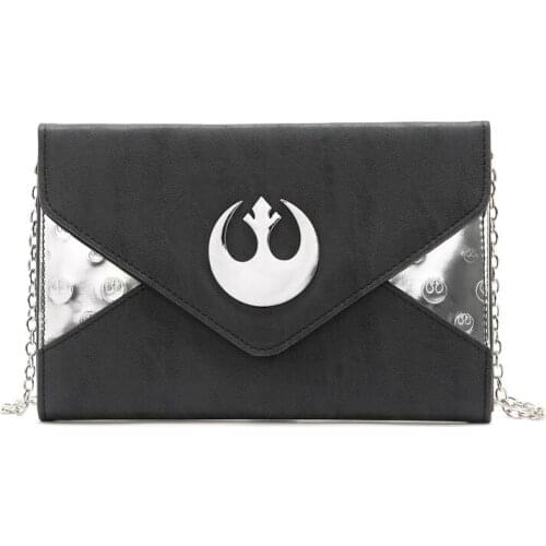 Rebel Alliance PU Leather Handbag Women Shoulder Bag BLACK MESSENGER FLIGHT Casual Purses Crossbody Designer Bags