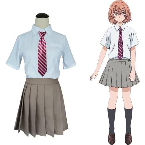 Tokyo Revengers Tachibana Hinata Cosplay Costume Outfits Halloween Carnival Suit