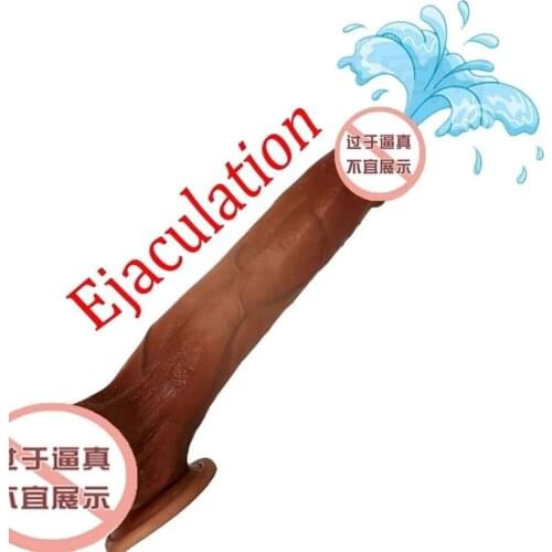 Real Ejaculation Dildo Female Masturbation Device Realistic Penis Water Spray With Suction Cup Dildos Sex Toy For Women Sex Shop