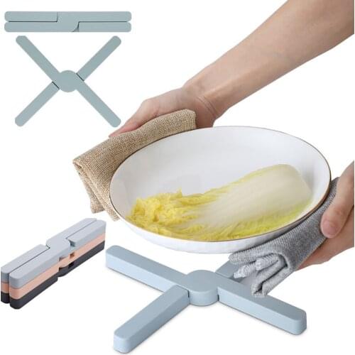 Thickened Foldable Food Grade Silicone Meal Pad Non-slip Insulation Pad Heat-proof Placemat Table Mat High Temperature Resistant