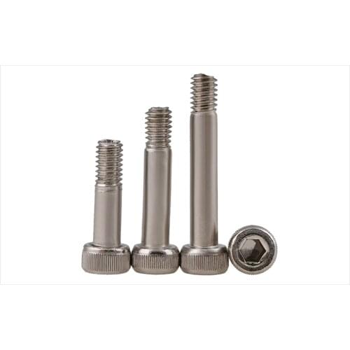 12.9 grade semi-threaded hexagon socket screw RC sleeve screw model half tooth nickel plating 10PCS