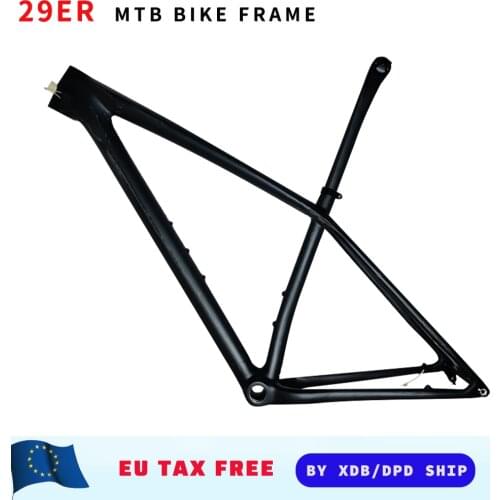 2022 MTB CarbonFiber MTB Rigid fiber Frames Light Weight Bicicleta Carbon Mountain Bicycle Frameset Light Weight With Logos