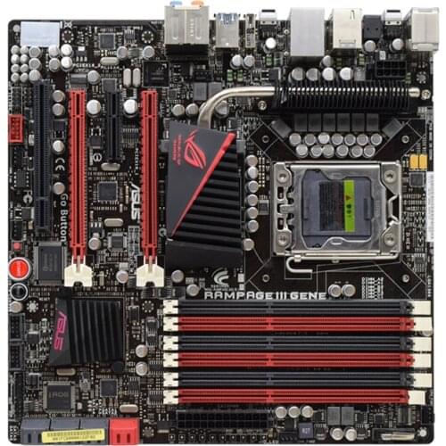 For ASUS Rampage III GENE X58 Desktop motherboard player country R3G 1366 PC gaming Original Used motherboard kit